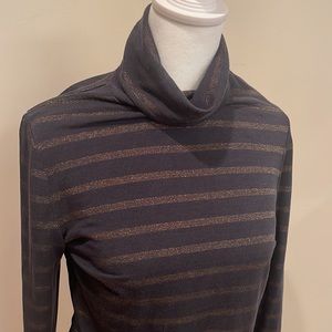 Banana Republic semi-sheer long sleeve turtleneck